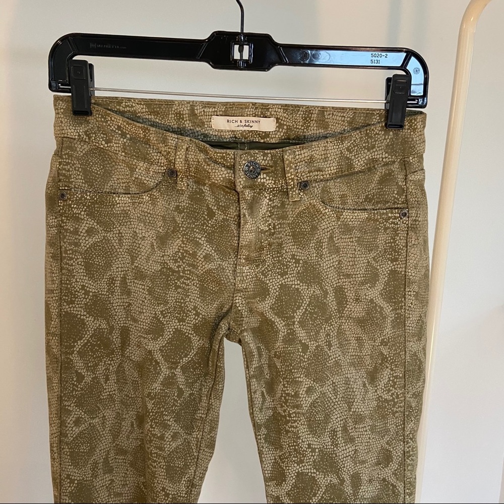 Rich & skinny snake print jean